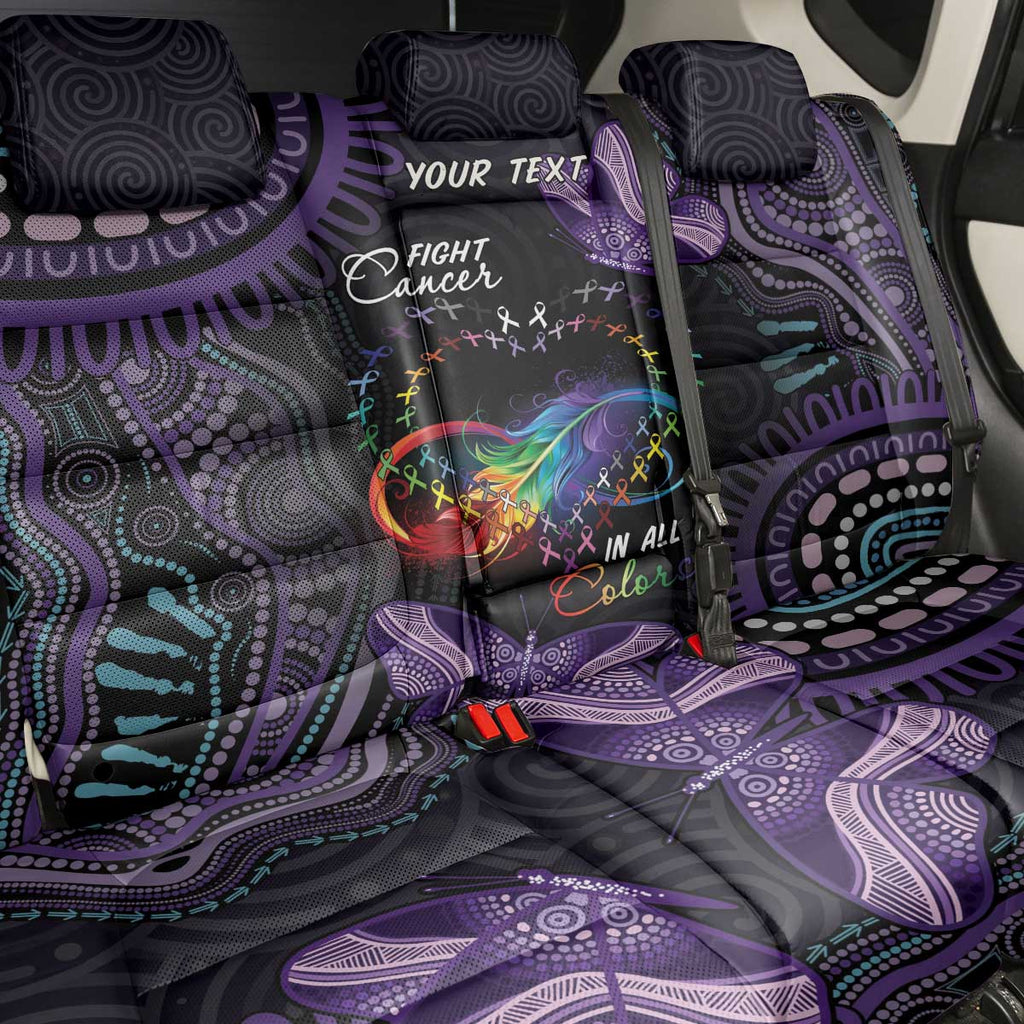 Australia Aboriginal Dot Arts Back Car Seat Cover Fight Cancer In All Colors