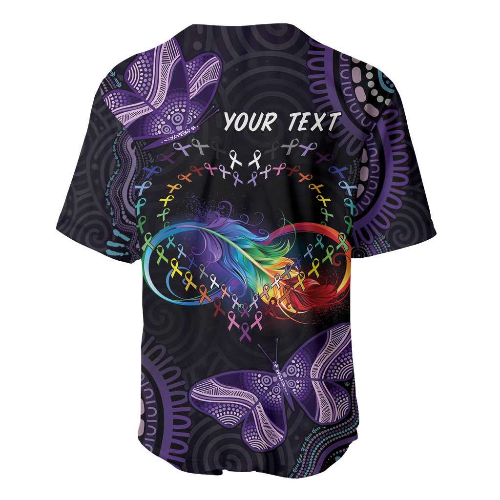 Australia Aboriginal Dot Arts Baseball Jersey Fight Cancer In All Colors