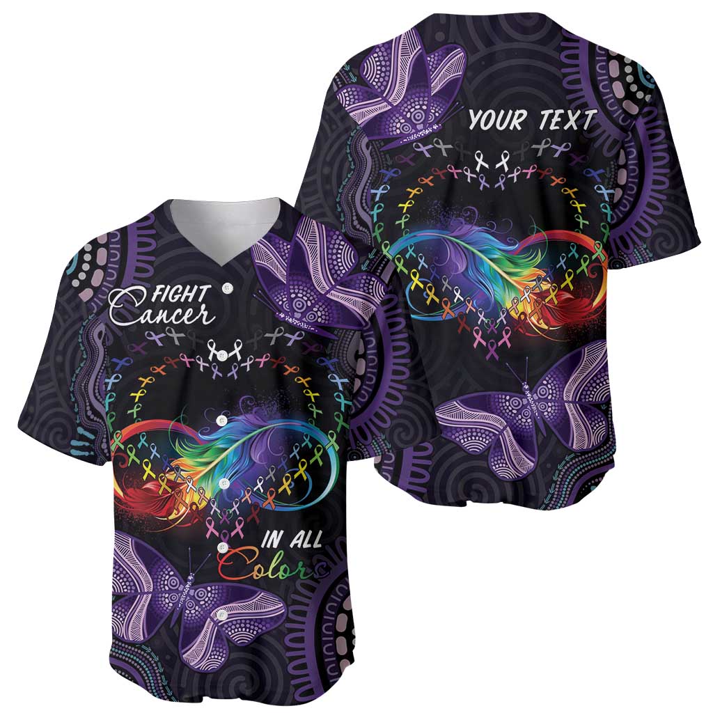 Australia Aboriginal Dot Arts Baseball Jersey Fight Cancer In All Colors