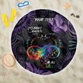 Australia Aboriginal Dot Arts Beach Blanket Fight Cancer In All Colors