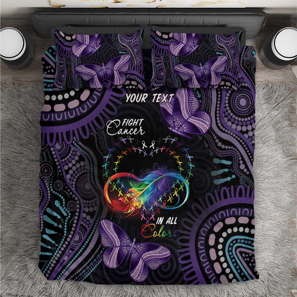 Australia Aboriginal Dot Arts Bedding Set Fight Cancer In All Colors