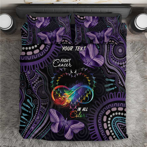 Australia Aboriginal Dot Arts Bedding Set Fight Cancer In All Colors