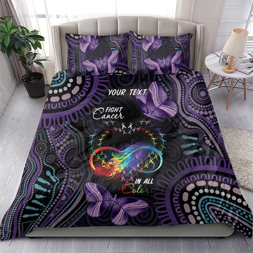 Australia Aboriginal Dot Arts Bedding Set Fight Cancer In All Colors