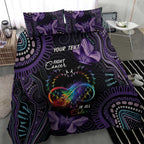 Australia Aboriginal Dot Arts Bedding Set Fight Cancer In All Colors