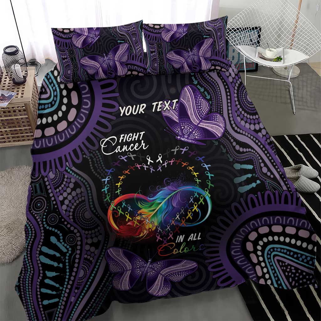 Australia Aboriginal Dot Arts Bedding Set Fight Cancer In All Colors
