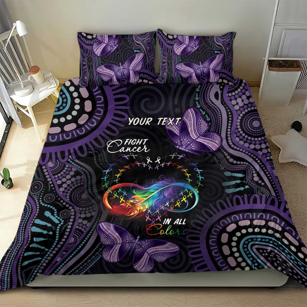 Australia Aboriginal Dot Arts Bedding Set Fight Cancer In All Colors