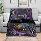 Australia Aboriginal Dot Arts Blanket Fight Cancer In All Colors