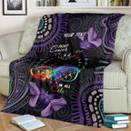 Australia Aboriginal Dot Arts Blanket Fight Cancer In All Colors