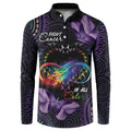 Australia Aboriginal Dot Arts Button Sweatshirt Fight Cancer In All Colors