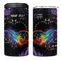 Australia Aboriginal Dot Arts 4 in 1 Can Cooler Tumbler Fight Cancer In All Colors