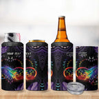 Australia Aboriginal Dot Arts 4 in 1 Can Cooler Tumbler Fight Cancer In All Colors