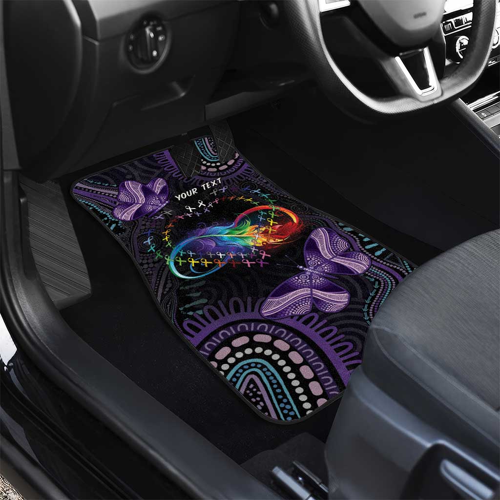 Australia Aboriginal Dot Arts Car Mats Fight Cancer In All Colors