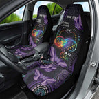Australia Aboriginal Dot Arts Car Seat Cover Fight Cancer In All Colors