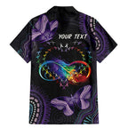 Australia Aboriginal Dot Arts Family Matching Mermaid Dress and Hawaiian Shirt Fight Cancer In All Colors