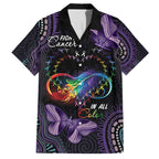 Australia Aboriginal Dot Arts Family Matching Off Shoulder Maxi Dress and Hawaiian Shirt Fight Cancer In All Colors