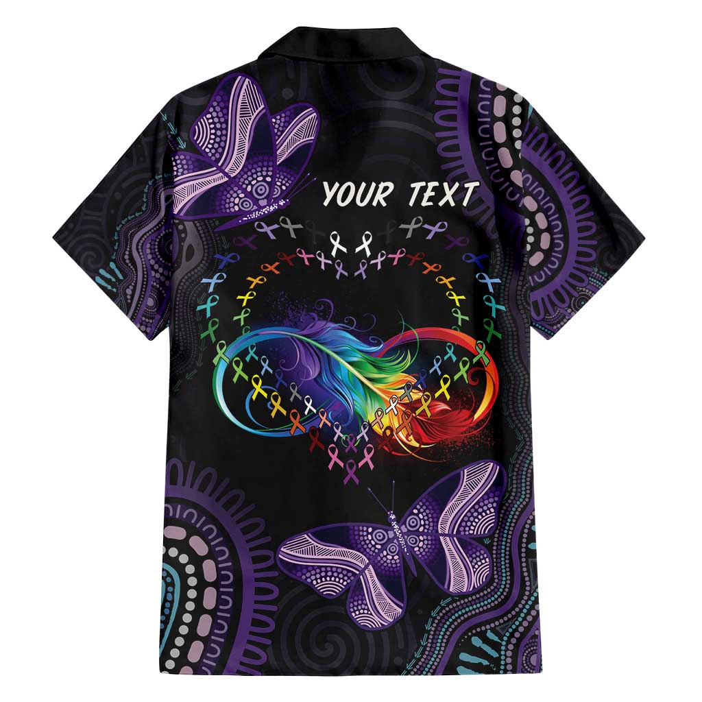 Australia Aboriginal Dot Arts Family Matching Off Shoulder Maxi Dress and Hawaiian Shirt Fight Cancer In All Colors