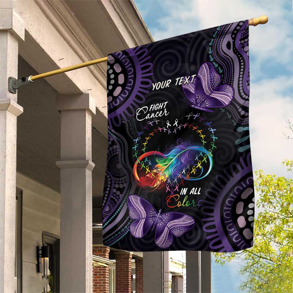 Australia Aboriginal Dot Arts Garden Flag Fight Cancer In All Colors