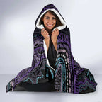 Australia Aboriginal Dot Arts Hooded Blanket Fight Cancer In All Colors