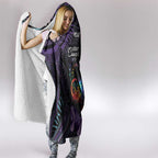 Australia Aboriginal Dot Arts Hooded Blanket Fight Cancer In All Colors
