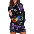 Australia Aboriginal Dot Arts Hoodie Dress Fight Cancer In All Colors