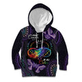 Australia Aboriginal Dot Arts Kid Hoodie Fight Cancer In All Colors