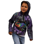 Australia Aboriginal Dot Arts Kid Hoodie Fight Cancer In All Colors