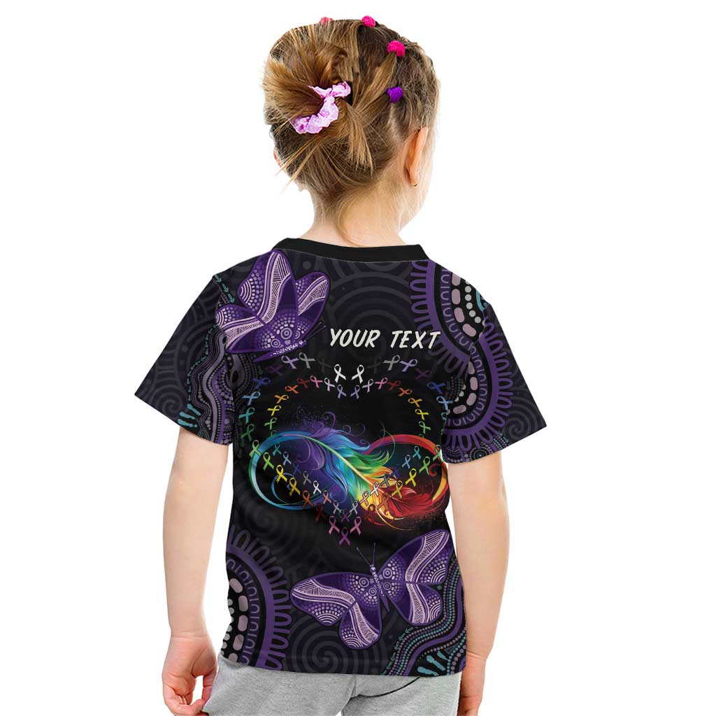 Australia Aboriginal Dot Arts Kid T Shirt Fight Cancer In All Colors