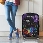 Australia Aboriginal Dot Arts Luggage Cover Fight Cancer In All Colors