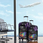Australia Aboriginal Dot Arts Luggage Cover Fight Cancer In All Colors