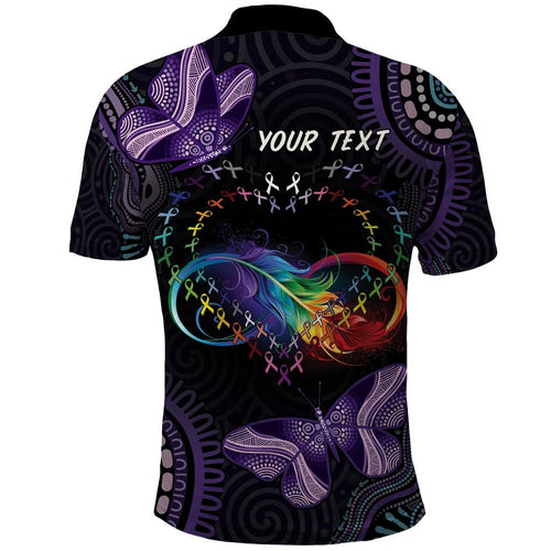 Australia Aboriginal Dot Arts Polo Shirt Fight Cancer In All Colors