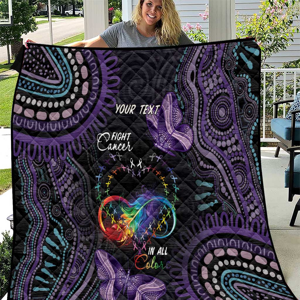 Australia Aboriginal Dot Arts Quilt Fight Cancer In All Colors