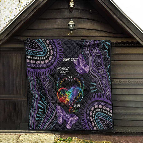 Australia Aboriginal Dot Arts Quilt Fight Cancer In All Colors