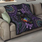 Australia Aboriginal Dot Arts Quilt Fight Cancer In All Colors