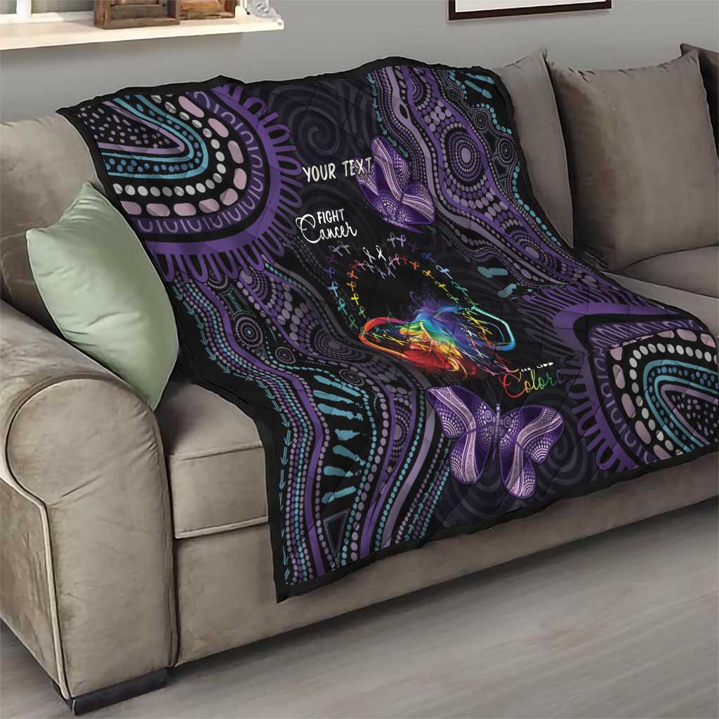 Australia Aboriginal Dot Arts Quilt Fight Cancer In All Colors