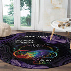 Australia Aboriginal Dot Arts Round Carpet Fight Cancer In All Colors