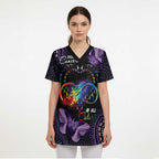 Australia Aboriginal Dot Arts Scrub Top Fight Cancer In All Colors - Aussie Hoodie