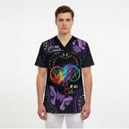 Australia Aboriginal Dot Arts Scrub Top Fight Cancer In All Colors - Aussie Hoodie