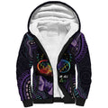 Australia Aboriginal Dot Arts Sherpa Hoodie Fight Cancer In All Colors