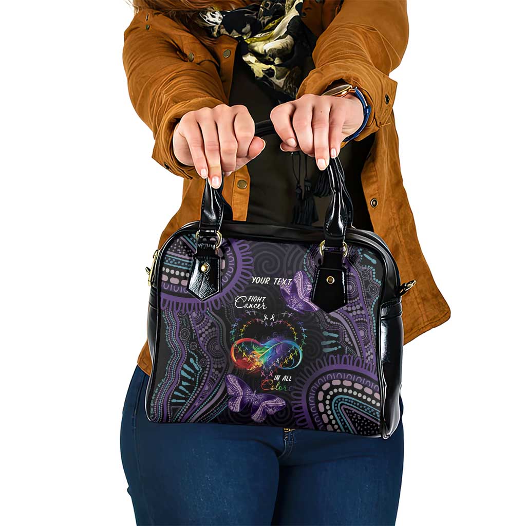 Australia Aboriginal Dot Arts Shoulder Handbag Fight Cancer In All Colors
