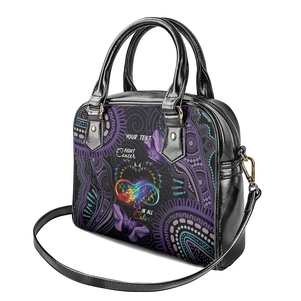 Australia Aboriginal Dot Arts Shoulder Handbag Fight Cancer In All Colors