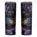 Australia Aboriginal Dot Arts Skinny Tumbler Fight Cancer In All Colors