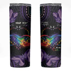 Australia Aboriginal Dot Arts Skinny Tumbler Fight Cancer In All Colors