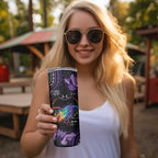Australia Aboriginal Dot Arts Skinny Tumbler Fight Cancer In All Colors