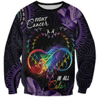 Australia Aboriginal Dot Arts Sweatshirt Fight Cancer In All Colors