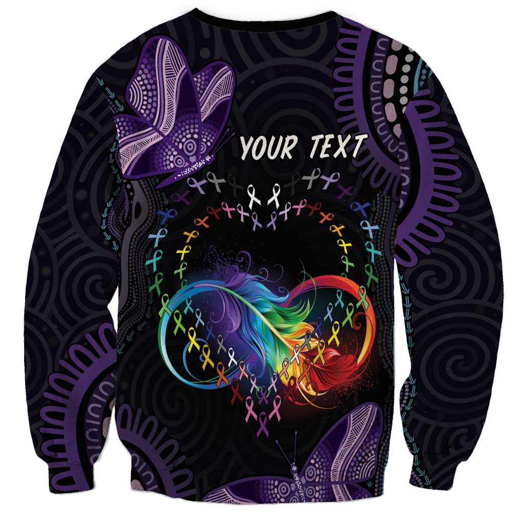 Australia Aboriginal Dot Arts Sweatshirt Fight Cancer In All Colors