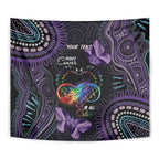 Australia Aboriginal Dot Arts Tapestry Fight Cancer In All Colors