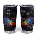 Australia Aboriginal Dot Arts Tumbler Cup Fight Cancer In All Colors