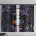 Australia Aboriginal Dot Arts Window Curtain Fight Cancer In All Colors