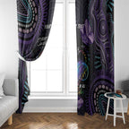 Australia Aboriginal Dot Arts Window Curtain Fight Cancer In All Colors