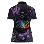 Australia Aboriginal Dot Arts Women Polo Shirt Fight Cancer In All Colors